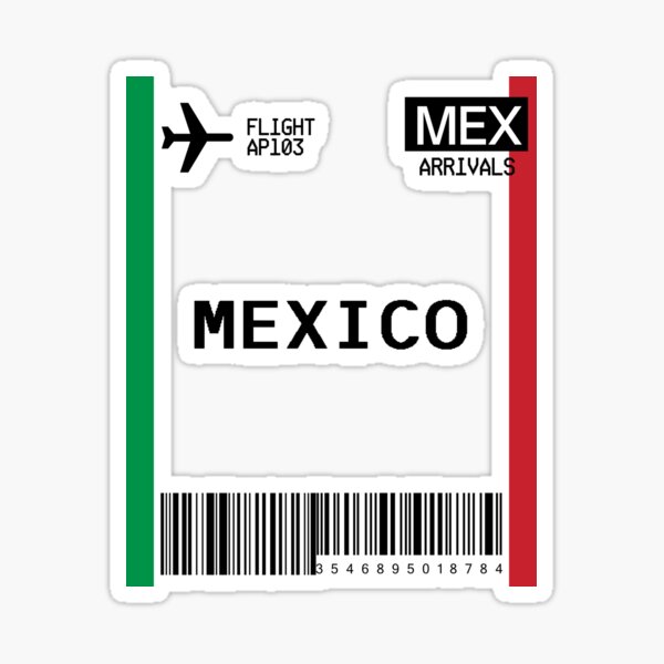 Mexico Sticker for Sale by cadellin