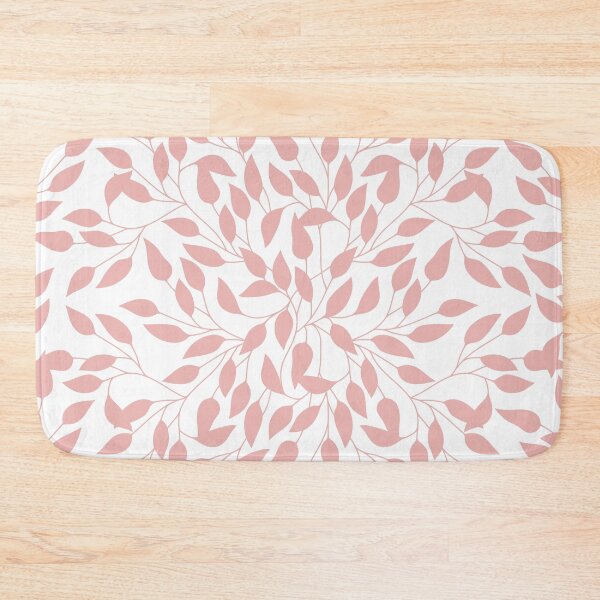 Item preview, Leaves Pattern (Pink and White) designed and sold by ObsidianDaz.