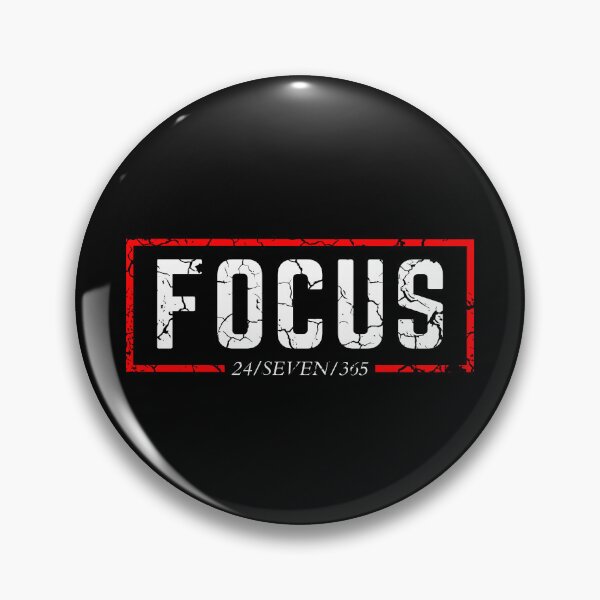 Item preview, FOCUS 24/SEVEN/365 distressed  designed and sold by KingsManKind.