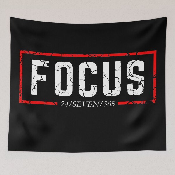 Item preview, FOCUS 24/SEVEN/365 distressed  designed and sold by KingsManKind.
