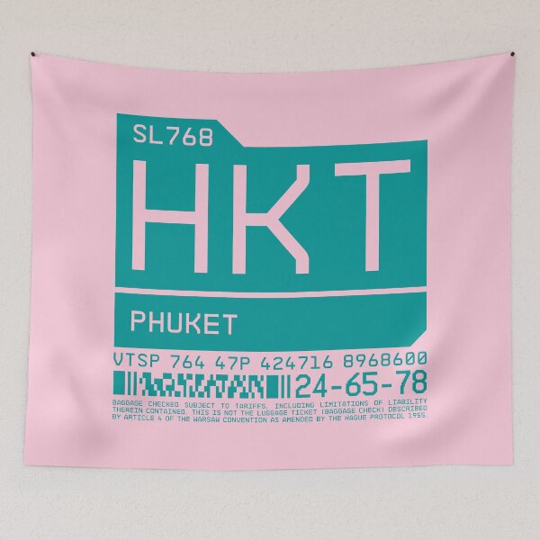 Item preview, Luggage Tag C - HKT Phuket Thailand designed and sold by VoodooCircus.