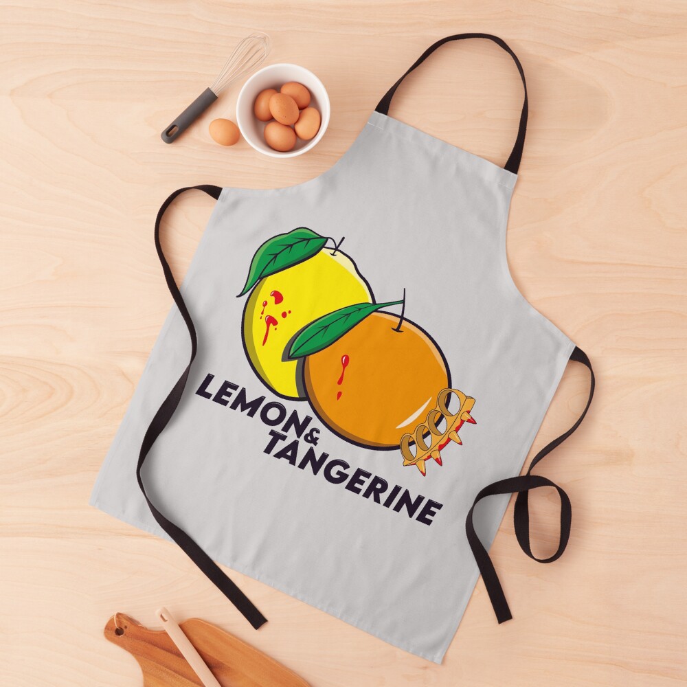 "Lemon and Tangerine Bullet Train" Apron for Sale by Necronder