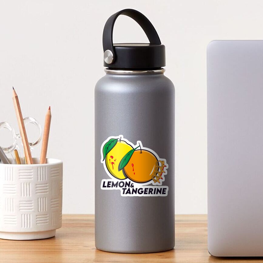 "Lemon and Tangerine Bullet Train" Sticker for Sale by Necronder Redbubble