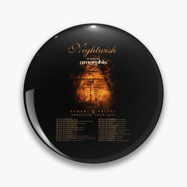 Item preview, nightwish 3 loerrcok human nature european tour 2021 dates   designed and sold by Mashey-Studio.