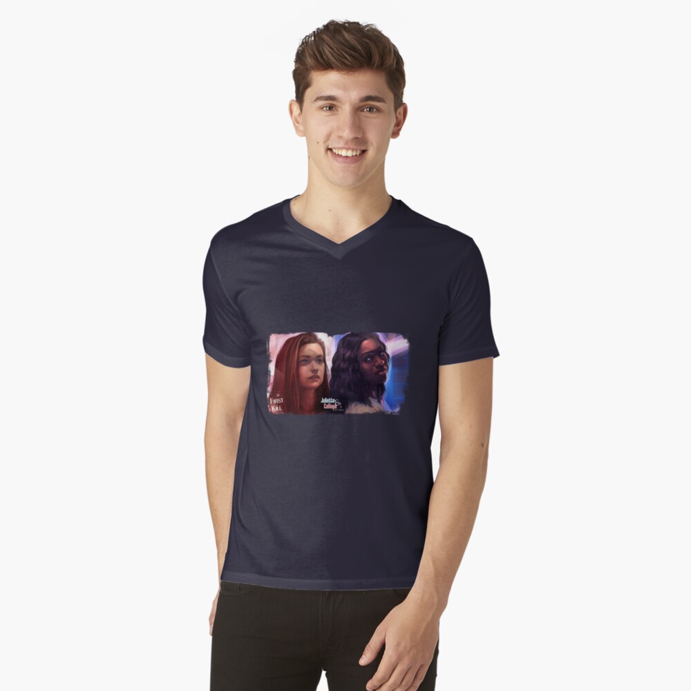 Aperçu de l'œuvre T-shirt col V créée et vendue par Reine-Dibussi.