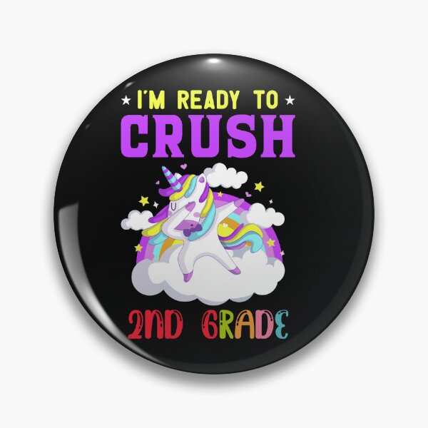Item preview, Best I'm Ready To Crush 2nd Grade cute unicorn back To School designed and sold by fatydesignspace.