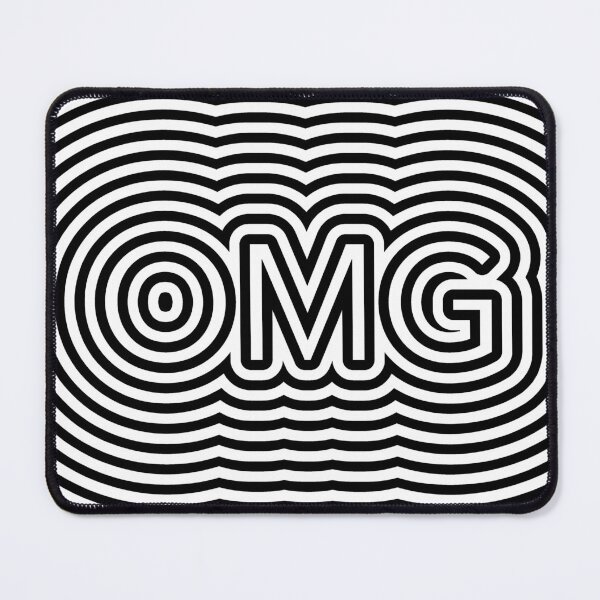 Item preview, OMG optical illusion op art white lines designed and sold by Popalt.