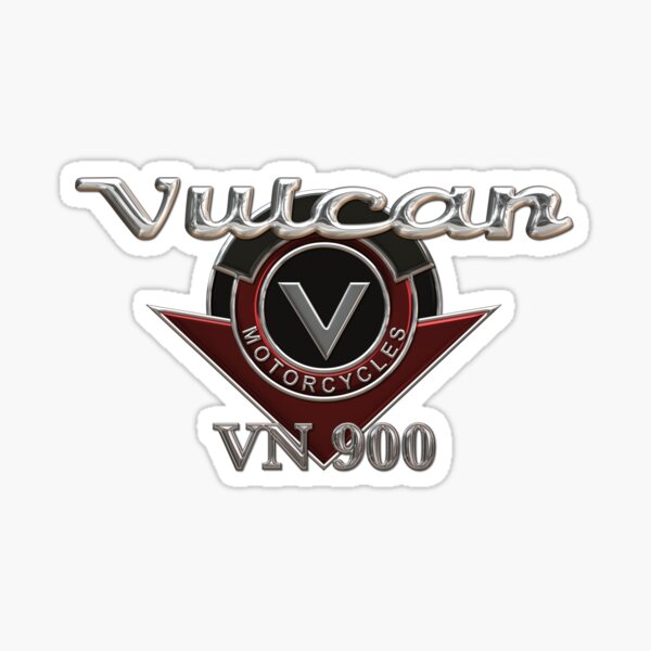 Item preview, Vulcan VN 900 Logo 3 chrome designed and sold by Vulcan-VN.