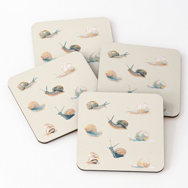 Item preview, Bronze Teal Funky Spotted Snail Art Bundle Pack designed and sold by Cawaiico.