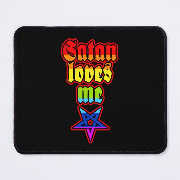 Item preview, Satan Loves Me - Rainbow designed and sold by Mashey-Studio.