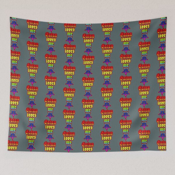 Item preview, Satan Loves Me - Rainbow   designed and sold by Mashey-Studio.