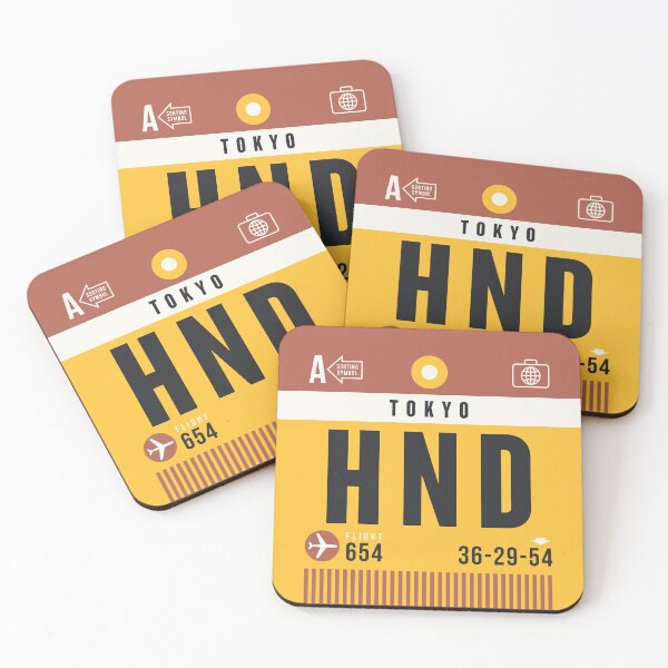 Item preview, Luggage Tag A - HND Tokyo Japan designed and sold by VoodooCircus.