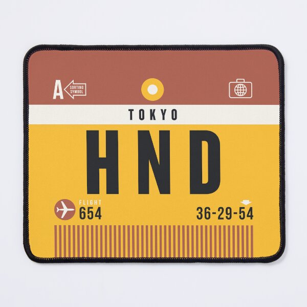 Item preview, Luggage Tag A - HND Tokyo Japan designed and sold by VoodooCircus.