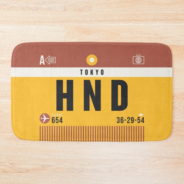 Item preview, Luggage Tag A - HND Tokyo Japan designed and sold by VoodooCircus.