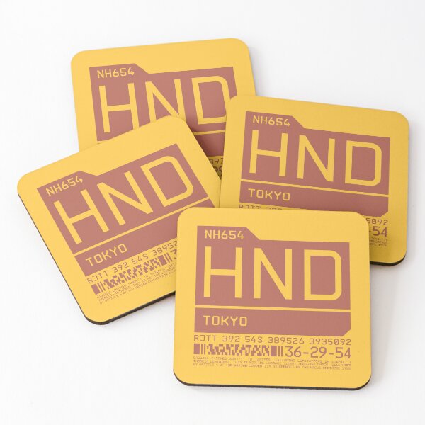 Artikelvorschau, Luggage Tag C - HND Tokyo Japan entworfen und verkauft von VoodooCircus.