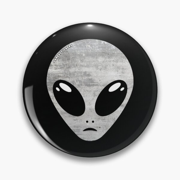 Item preview, Alien head - Cement skin designed and sold by AreaStickers.