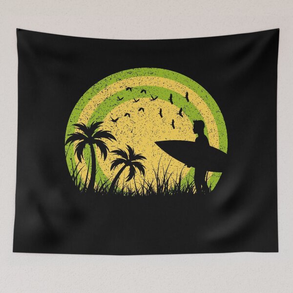 Item preview, Surfing Palm Trees designed and sold by lunacarter.