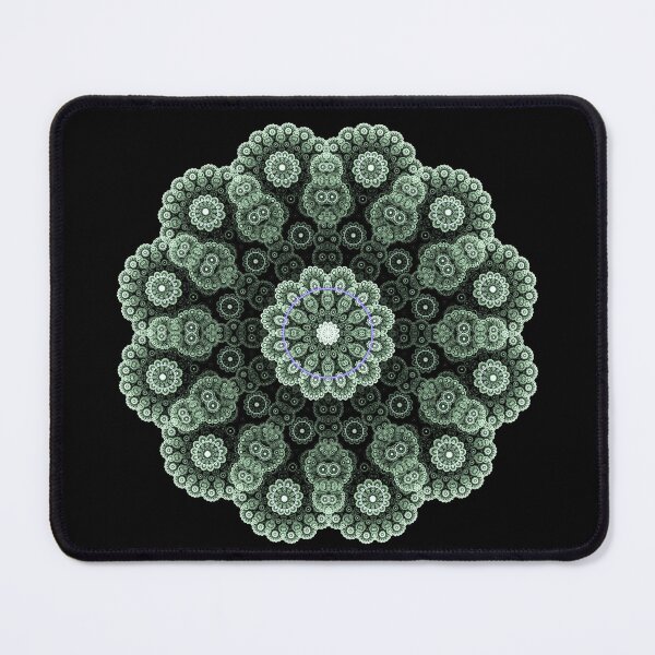 Item preview, Mandala zwart/groen/blauw designed and sold by Anna  Huijgen.