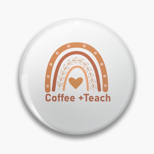 Item preview, Coffee and Teach Boho Rainbow Teacher  designed and sold by Yasminepatterns .