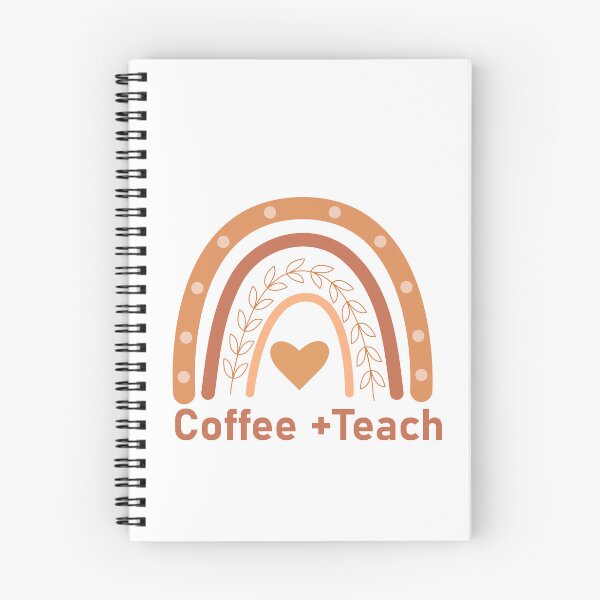 Item preview, Coffee and Teach Boho Rainbow Teacher  designed and sold by Yasminepatterns .