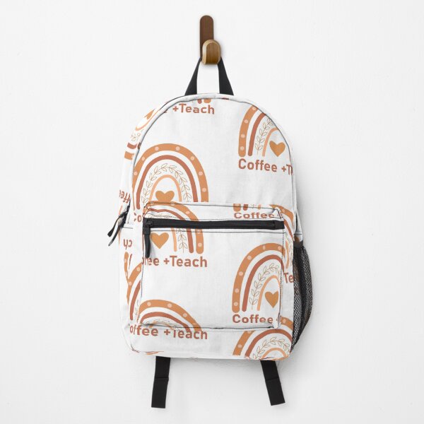Item preview, Coffee and Teach Boho Rainbow Teacher designed and sold by Yasminepatterns .