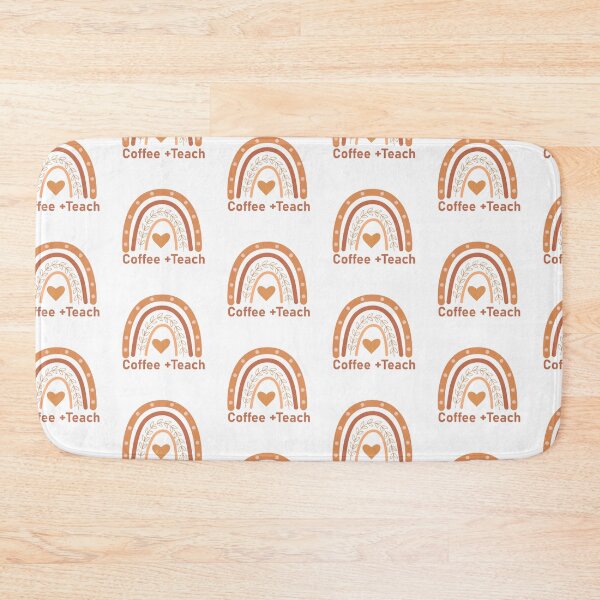 Item preview, Coffee and Teach Boho Rainbow Teacher  designed and sold by Yasminepatterns .