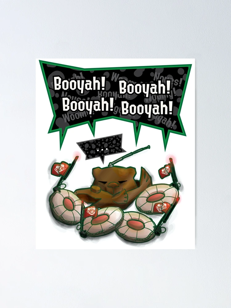 BOOYAH  Poster for Sale by HAdamsHillCo