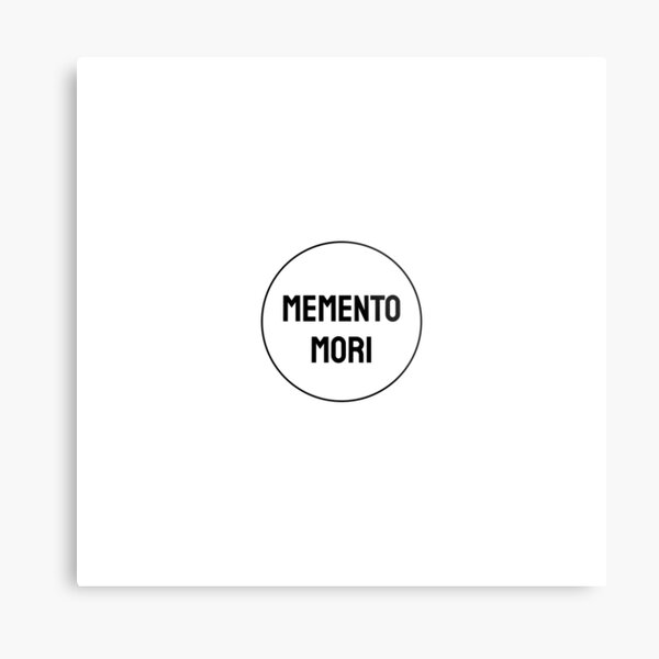 Artikel-Vorschau von Memento Mori – erinnere dich daran, dass du sterben wirst – stoische Weisheit, designt und verkauft von Inspirationmotivation.