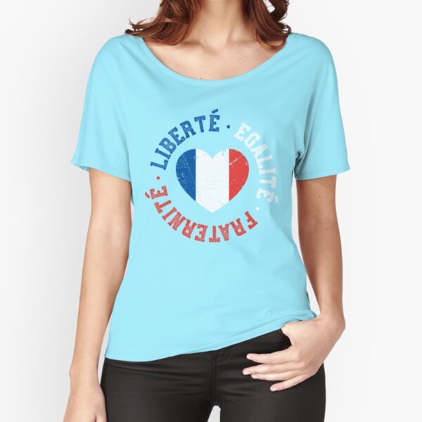 French Slogan Love Me Bravelyfor Tshirts Stock Vector (Royalty