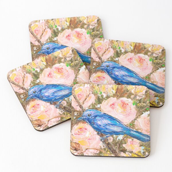 Item preview, Indigo Bunting. American Songbird designed and sold by Natalia_Shchip.