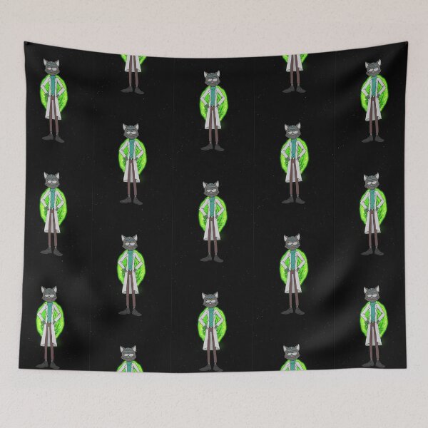Item preview, Mr.cat (Rick Sanchez) designed and sold by Art-Berry.