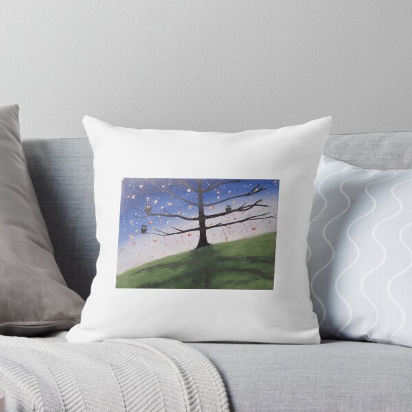 Item preview, the owl tree , wall art canvas wrightsonarts designed and sold by wrightsonarts.
