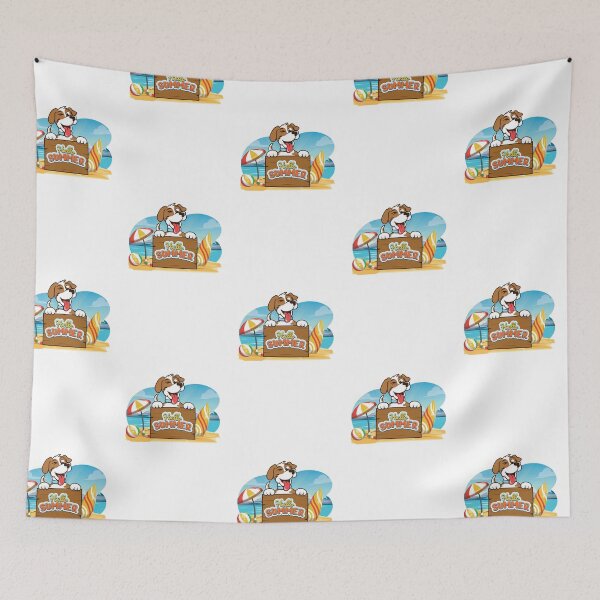 Item preview, Dog Beach Hello Summer Graphic Design designed and sold by zoripet Store.
