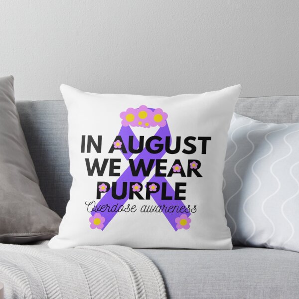 Item preview, In August we wear purple _overdose awareness month designed and sold by Douniaya.