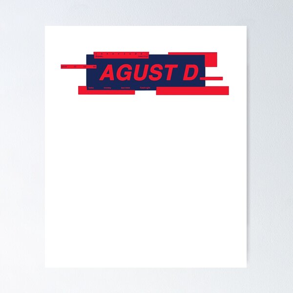 Item preview, Agust D ROJO designed and sold by rannajbujq50.