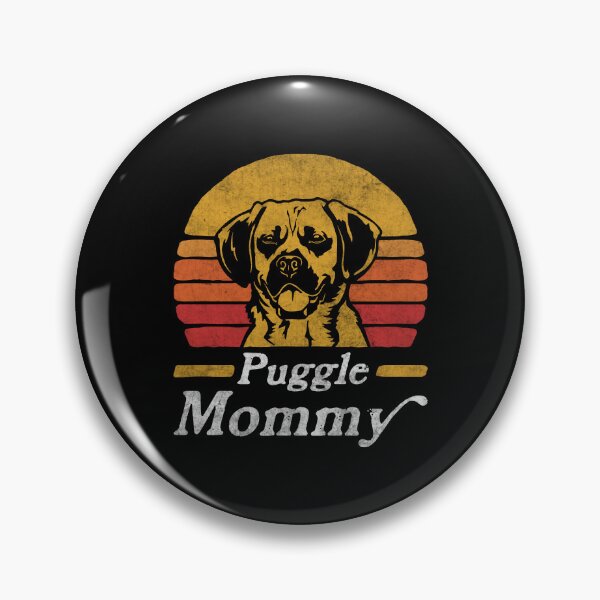 Item preview, Retro Vintage Puggle Mommy designed and sold by More Cute Dogs.