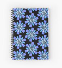 Square Snowflakes Spiral Notebook