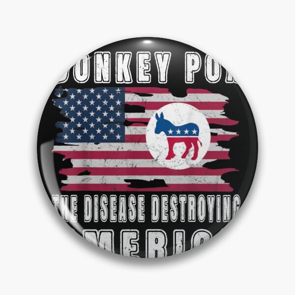 Item preview, Donkey Pox The Disease Destroying America Funny Anti Biden designed and sold by Countrysmart.