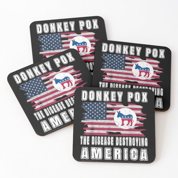 Item preview, Donkey Pox The Disease Destroying America Funny Anti Biden designed and sold by Countrysmart.