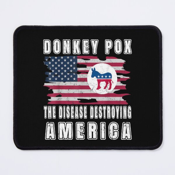 Item preview, Donkey Pox The Disease Destroying America Funny Anti Biden designed and sold by Countrysmart.