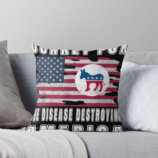Item preview, Donkey Pox The Disease Destroying America Funny Anti Biden designed and sold by Countrysmart.