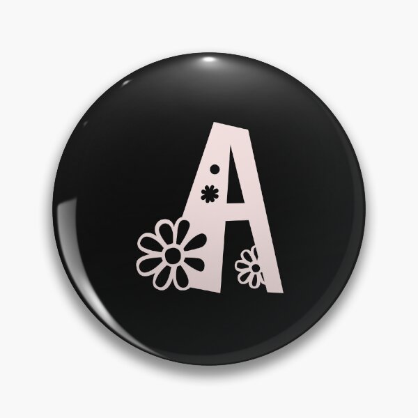 Item preview,  Letter A with Daisies designed and sold by DoodlesnPoodles.