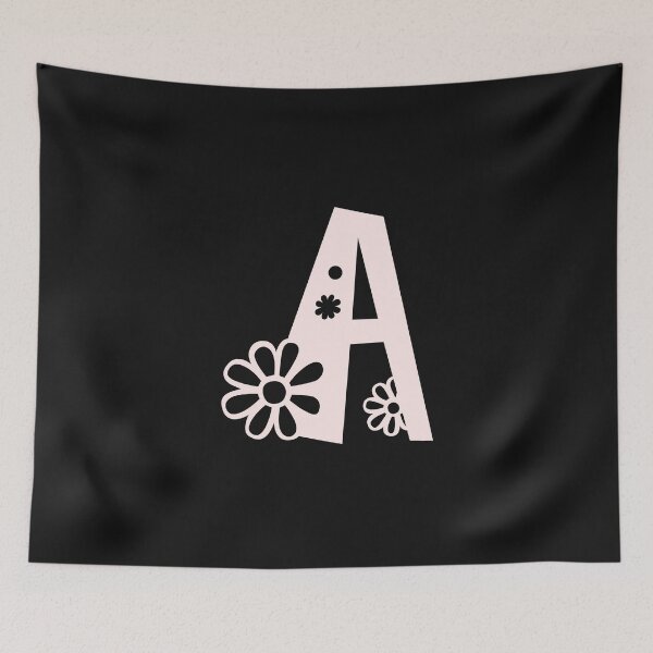 Item preview,  Letter A with Daisies designed and sold by DoodlesnPoodles.