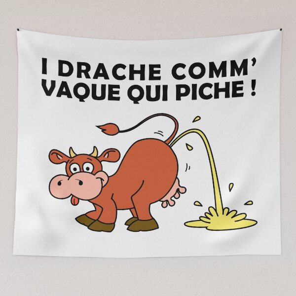 Item preview, I drache comm 'vaque who piche designed and sold by humour-chti.
