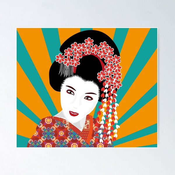 Japanese Geisha Poster