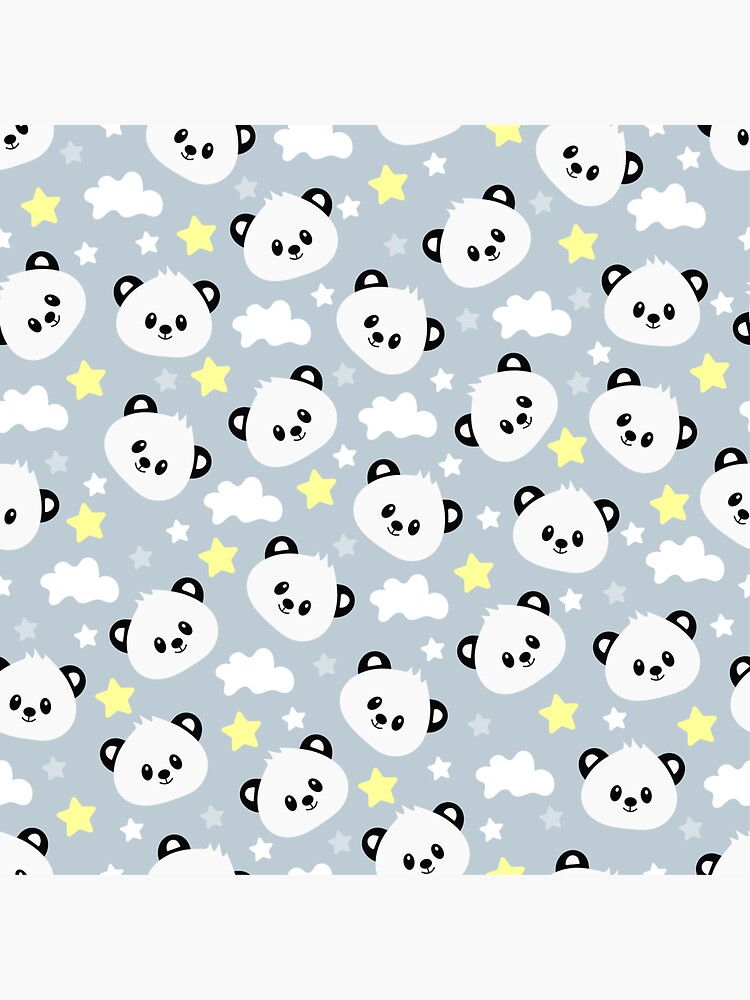 "Panda Pattern Pandamic mask - Furry Face mask - Funny Panda Pattern