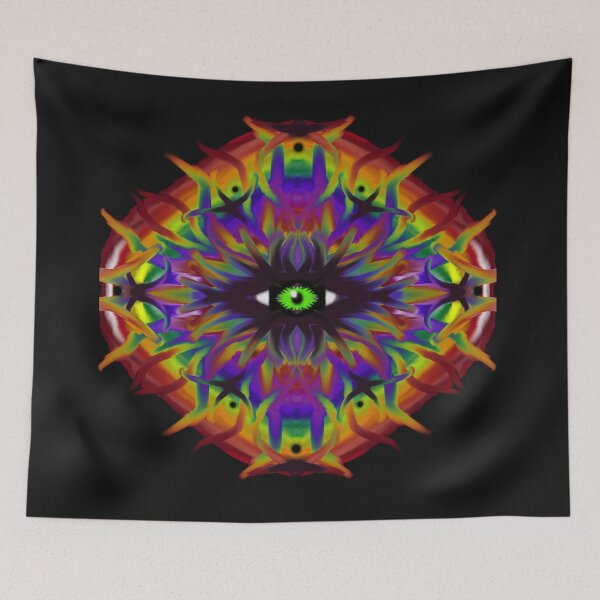 Item preview, Tie Dye Dancing Eyebll designed and sold by Vanessa Hogle.