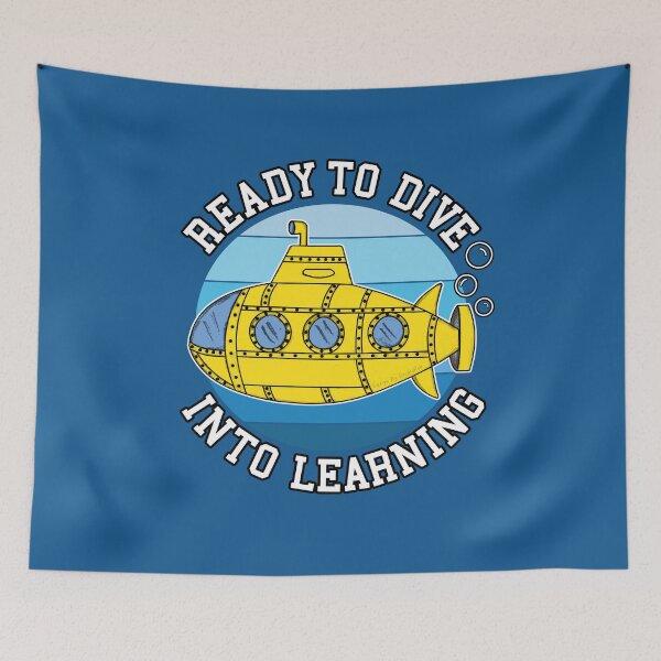 Item preview, School Submarine Ready To Dive Into Learning designed and sold by doodlerob.