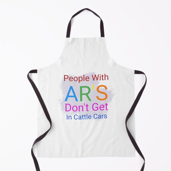 Item preview, People With AR'S Don't Get In Cattle Cars designed and sold by ROBOUE.