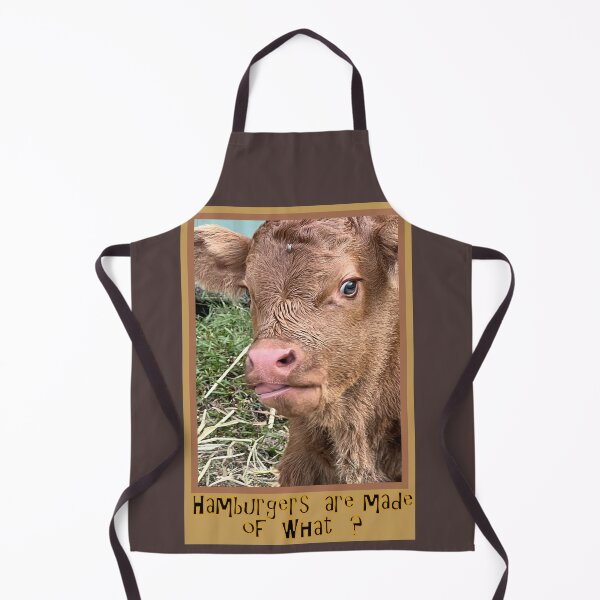 Artikelvorschau, COW ART „HAMBURGER SIND AUS WAS GEMACHT? entworfen und verkauft von Opalbluerose.